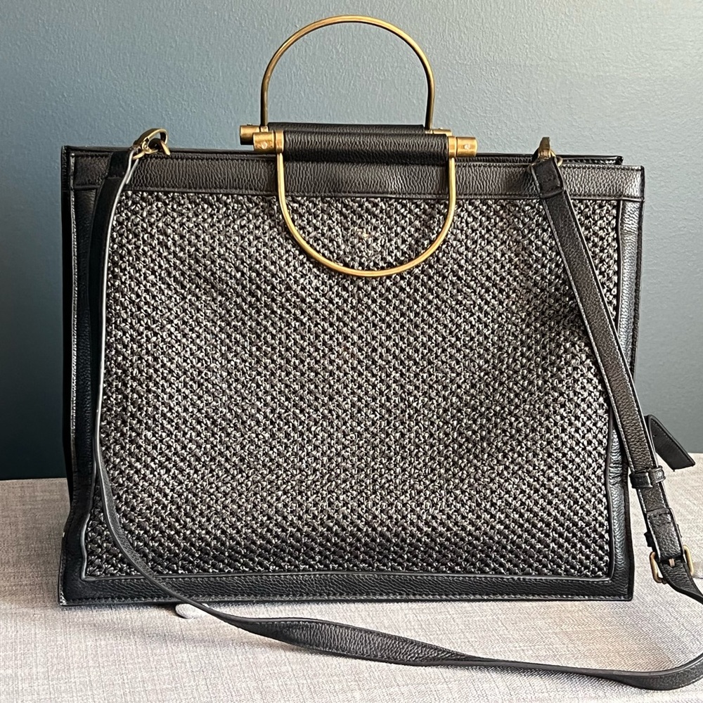 Black Knit Anthropologie Bag